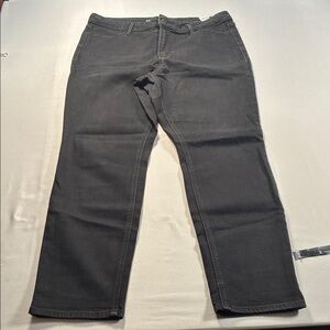 Old Navy Women’s High Rise Straight Jeans Black 14